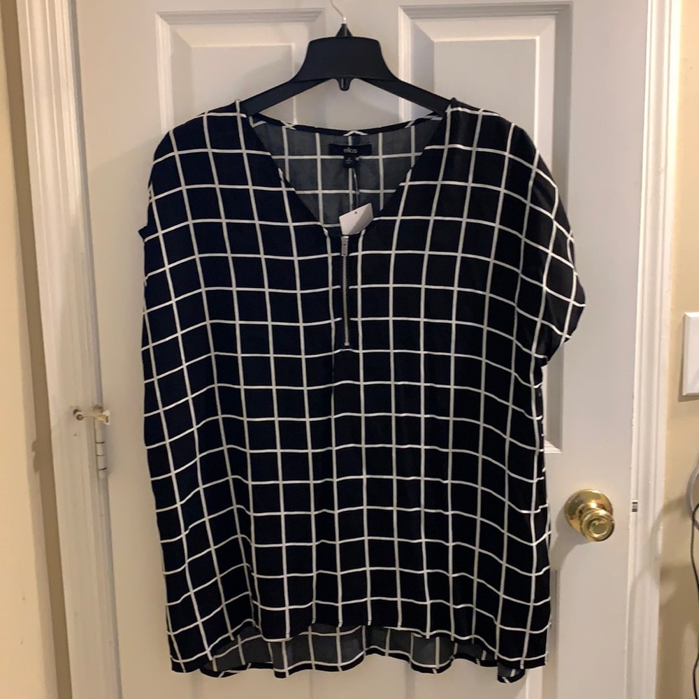 Ellos Short Sleeve Blouse